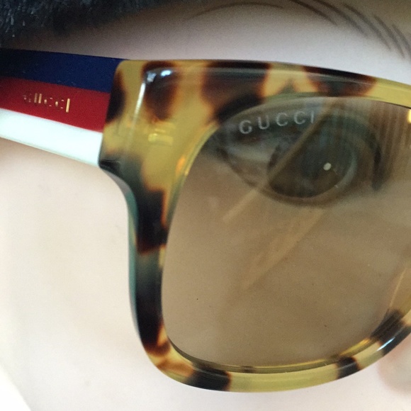 GUCCI – 56mm Square Sunglasses HAVANA MULTICOLOR display picture 1